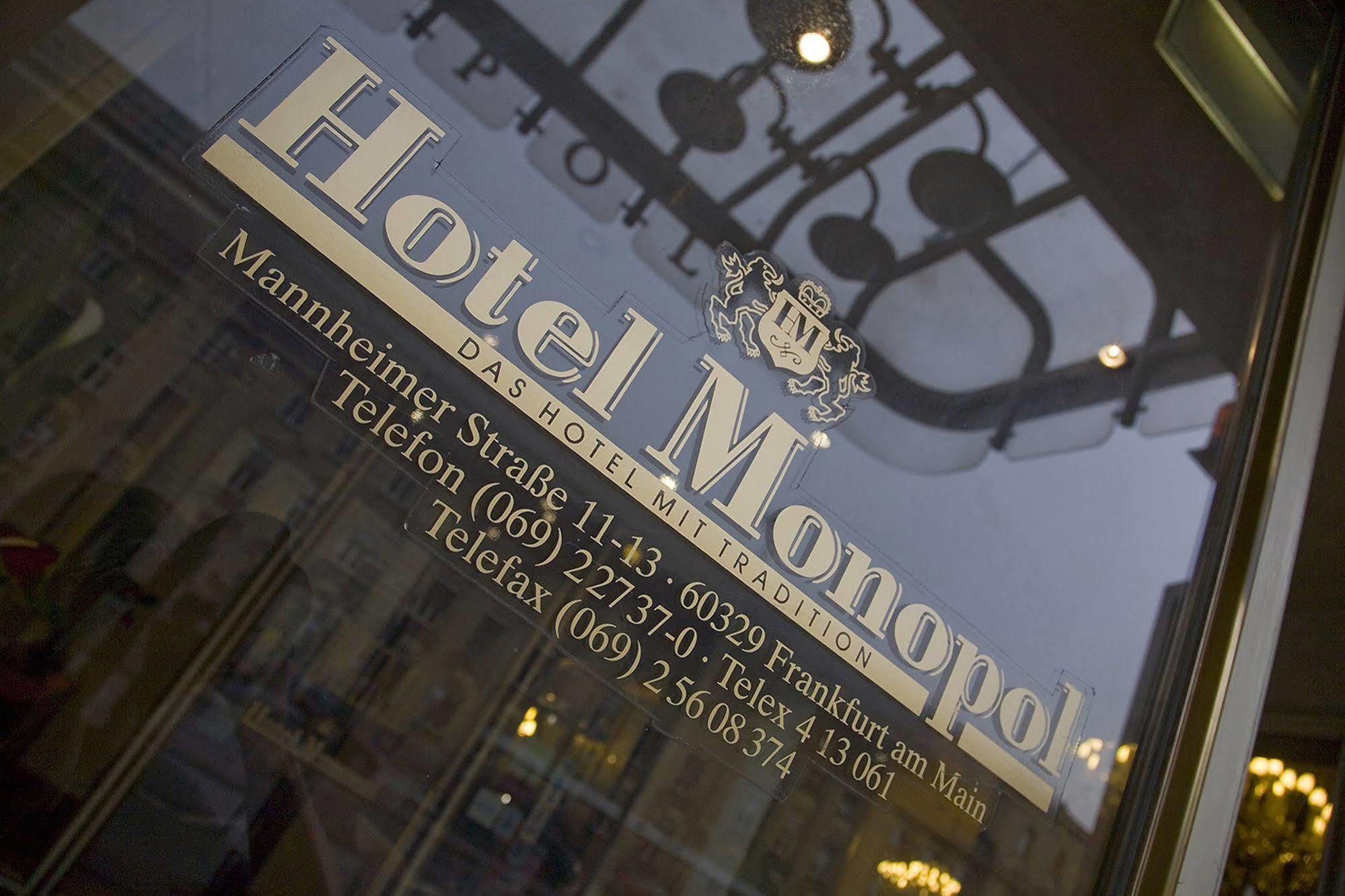 Hotel Monopol - Central Station Frankfurt am Main Eksteriør billede